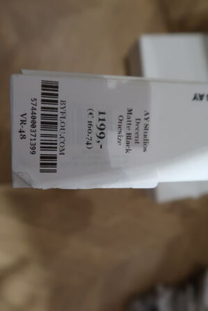 Solbriller JAMES AY Studios Decent Matte Black Onesize