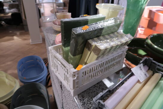 Kasse med div. Servietter