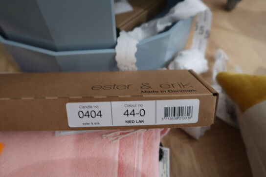 5 pakker stagelys ESTER & ERIK 42 cm Lak, Wine