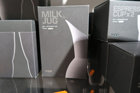 3 stk. mælkekander VIPP 205 Grå