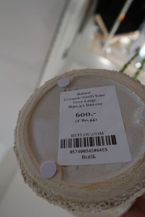 Vase BOTANE med div. kunstige blomster