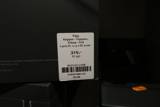 2 pakker krus VIPP 201 Grå