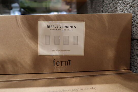 3 pakker glas FERM LIVING Ripple Verrines