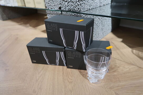 4 pakker glas VIPP 240 Clear