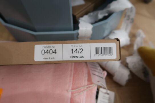 6 pakker stagelys ESTER & ERIK 42 cm Mat, Ginger