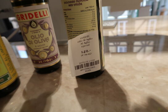 4 stk. olie NICOLAS VAHE m.fl.