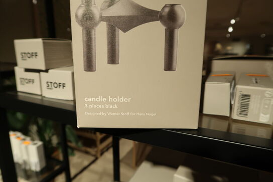 Lysestage STOFF Nagel Brushed Brass