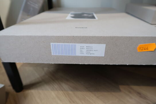 Dynebetræk MAGNIBERG Wall Street Oxford Striped Light Blue