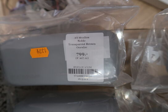 Solbriller JAMES AY Studios Noble Transparent Brown Onesize