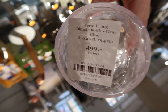 Karaffel FERM LIVING Dimple Bottle