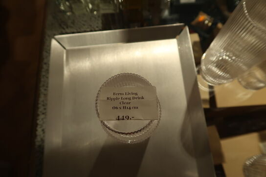 4 stk. glas FERM LIVING Ripple