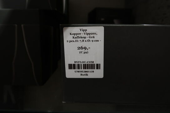 2 pakker krus VIPP 201 Grå