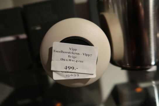 Tandbørstekrus VIPP 7 Beige