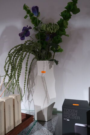 Vase FERM LIVING med div. Kunstige blomster