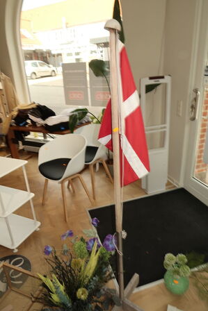 Flag på stang