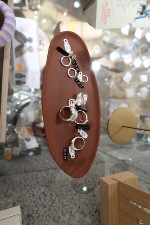 Fad med div. Ringe og øreringe