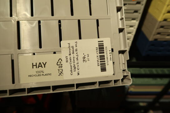 14 stk. kasser HAY
