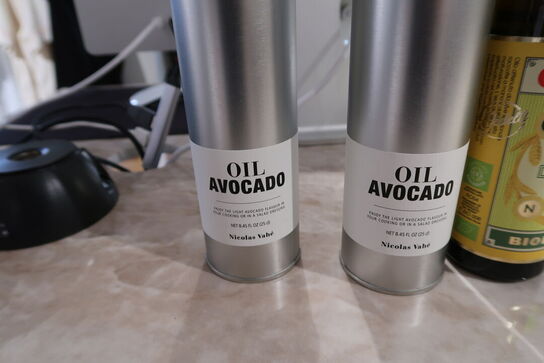 4 stk. olie NICOLAS VAHE m.fl.