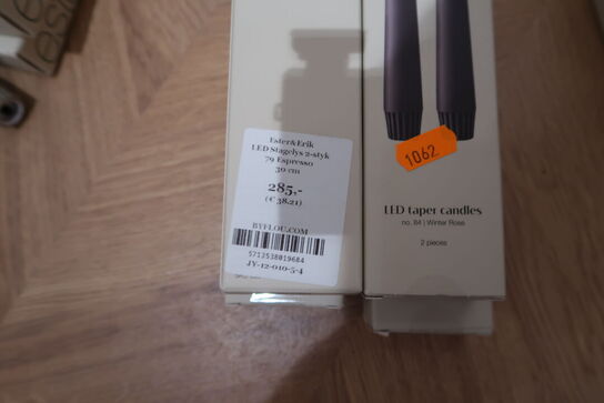 4 pakker LED-stagelys ESTER & ERIK