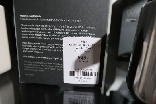 Sæbedispenser VIPP 9 Hvid