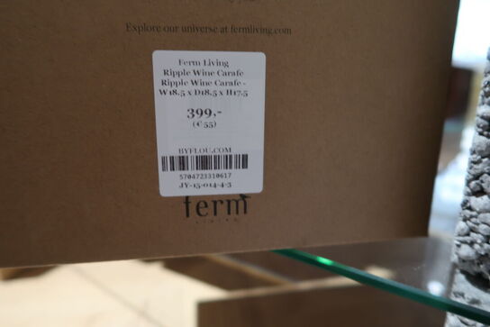 Karaffel FERM LIVING Ripple Wine Carafe