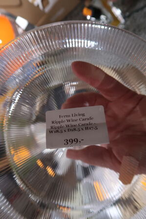 Karaffel FERM LIVING Ripple Wine Carafe