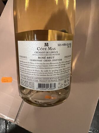 12 fl. COTÉ MAS - BRUT (Rosè) 