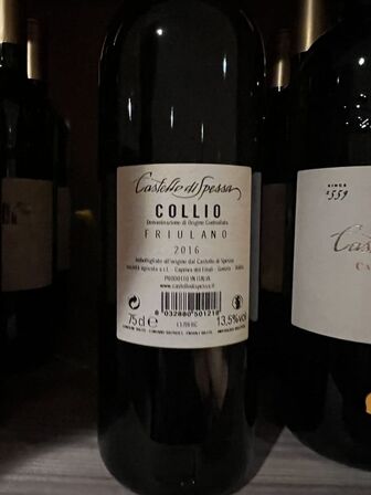 6 fl. CASTELLO DI SPESSA Friulano 2016