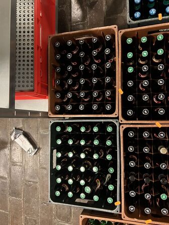 8 ks. blandet øl bl.a. ALBANI