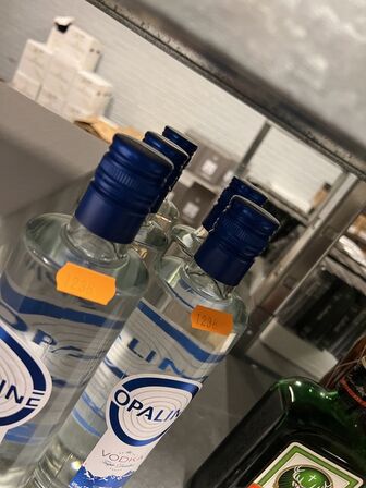 10 fl. OPALINE vodka, BRUGAL rom & RANCADO rom