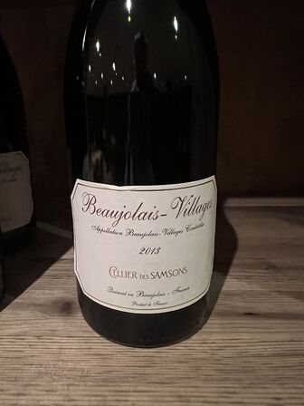 7 fl. CELLIER DES SAMSONS - BEAUJOLAIS 2013