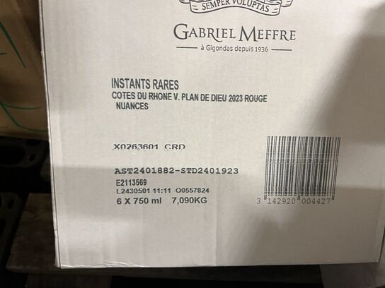 6 fl. GABRIEL MEFFRE - COTES DU RHONE 2023