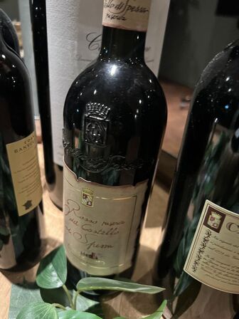 Vintønde inkl. indhold ovenpå