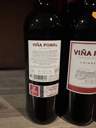 8 fl. VINÁ POMAL - RIOJA 2017