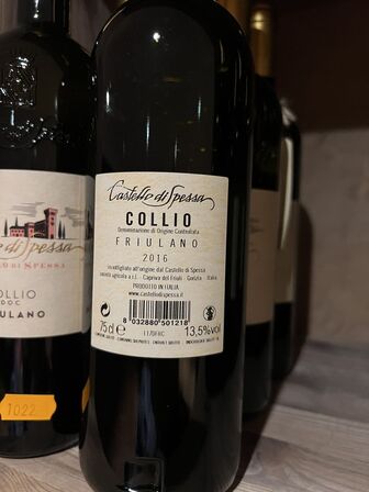 6 fl. CASTELLO DI SPESSA Friulano 2016