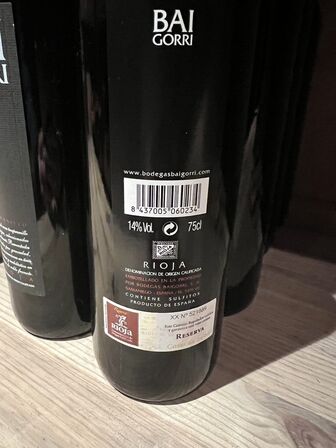 8 fl. BAI GORRI - RIOJA RESERVA 2006