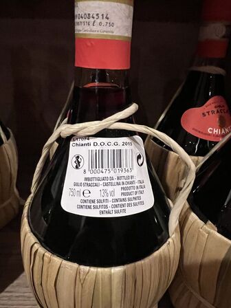 6 fl. GUILIO STRACCALI - CHIANTI 2015