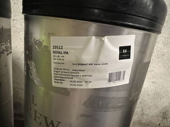 2 fustager 20L ROYAL IPA