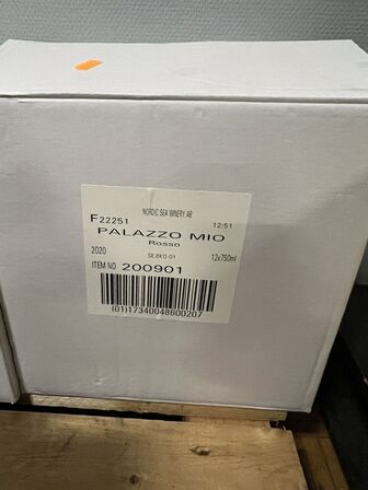 12 fl. PALAZZO MIO - ROSSO 2020