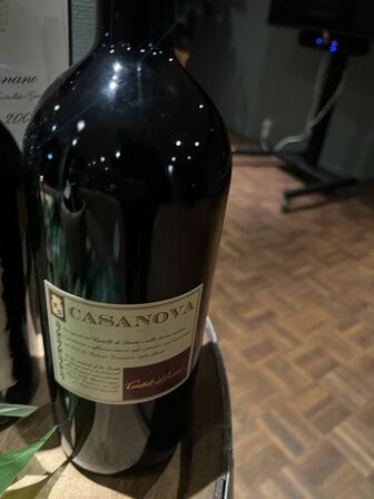 Vintønde inkl. indhold ovenpå