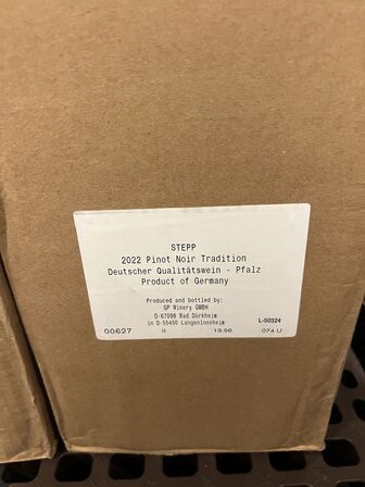6 fl. STEPP - PINOT NOIR 2022