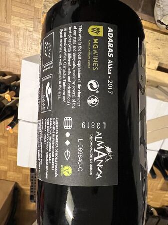 6 fl. ADARAS ALDERA - SYRAH 2017