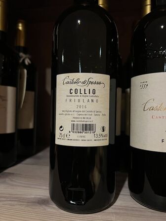 6 fl. CASTELLO DI SPESSA Friulano 2016