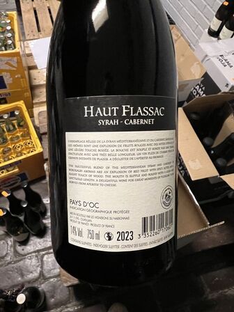 11 fl. HAUT FLASSAC - SYRAH CABERNET 2023