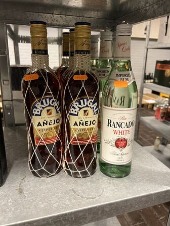 10 fl. OPALINE vodka, BRUGAL rom & RANCADO rom