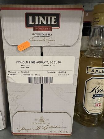 16 fl. AALBORG akvavit & LYSHOLM Linie Akvavit