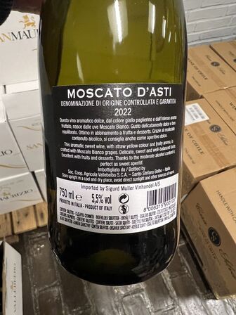 6 fl. SANMAURIZIO - MOSCATO D'ASTI 2022