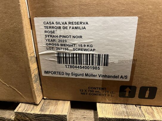 12 fl. CASA SILVA - PINOT NOIR (Rosé) 2023