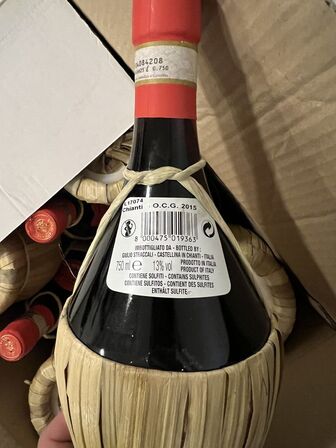 12 fl. GUILIO STRACCALI - CHIANTI 2015