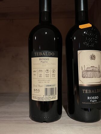 2 fl. TEBALDO - ROSSO PUGLIA 2020